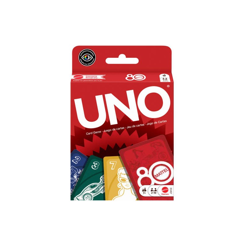 Mattel - Uno Mattel 80th Ruby Red